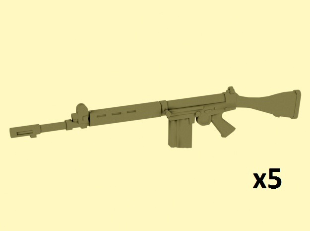 1/24 scale FN FAL rifles