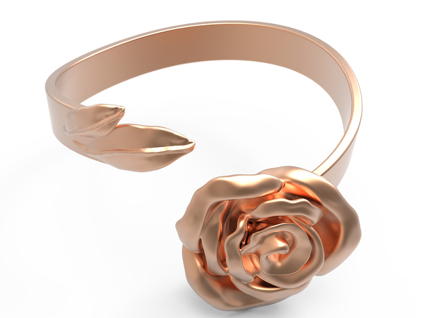 Fantasia: la Rose_size S in 14k Rose Gold Plated Brass