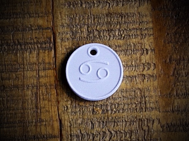 Cancer Aromatherapy Pendant in Natural Sandstone