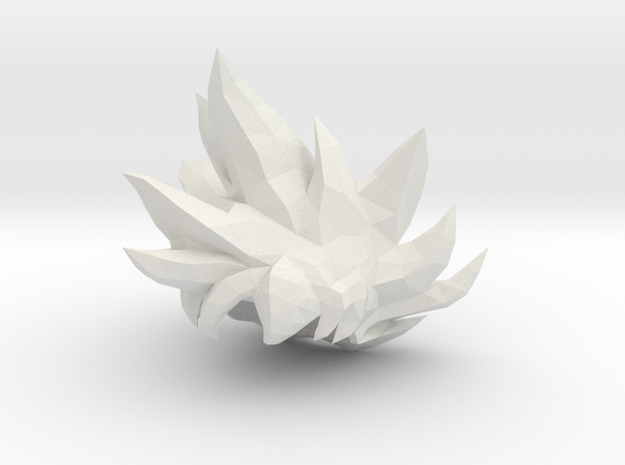Custom Goku Ultra Instinct MINIMATE in White Natural Versatile Plastic