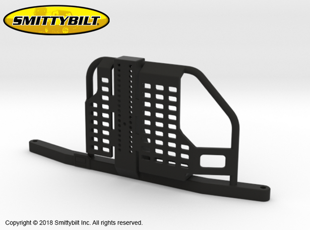 BR10021 Smittybilt Atlas rear rack in Black Natural Versatile Plastic