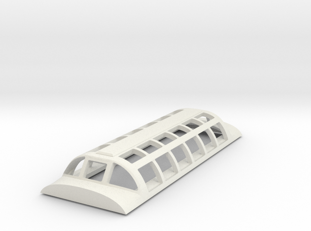 Dome for Via Rail - Skyliner & Parkcar in White Natural Versatile Plastic