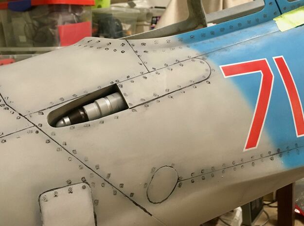 Su-27ub Fuel Probe (Carf Models)  in White Natural Versatile Plastic