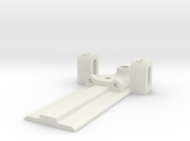 30mm Wide, 50mm long Front End, extended guide in White Natural Versatile Plastic