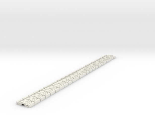 p-9st-slim-flexi-tram-track-100-x24-2a in White Natural Versatile Plastic