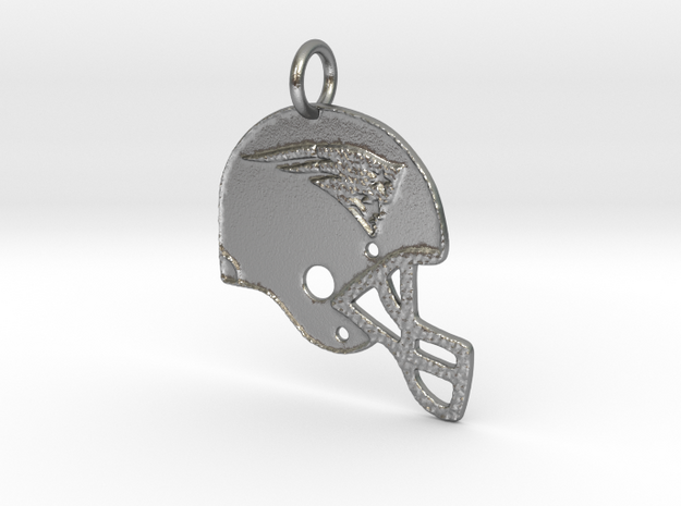 New England Patriots in Natural Silver