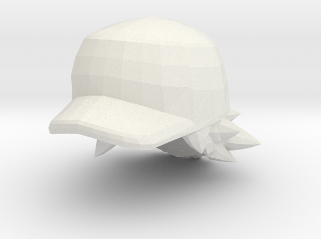Custom Ash Inspired Hat for Lego in White Natural Versatile Plastic