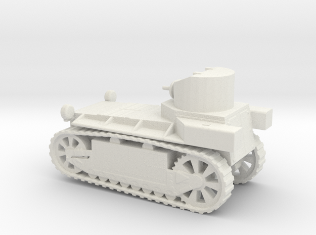 1/87 Scale T1E1 M1918 Staghound Armored Car in White Natural Versatile Plastic
