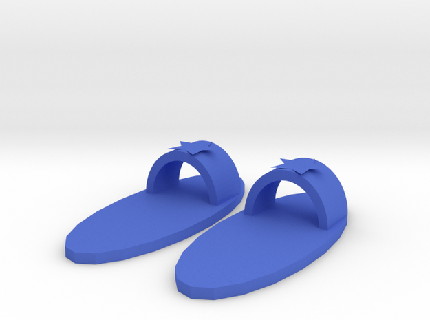 Slippers in Blue Processed Versatile Plastic