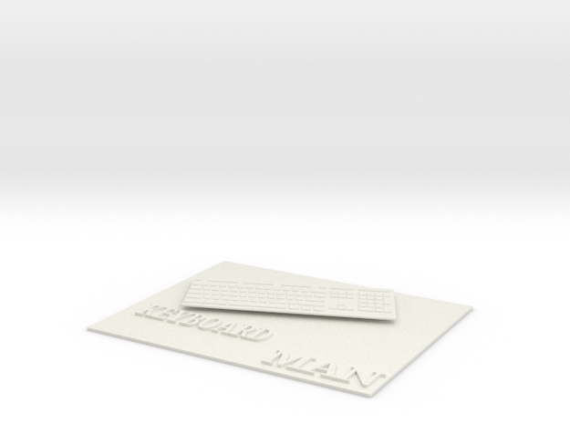mouse mat in White Natural Versatile Plastic