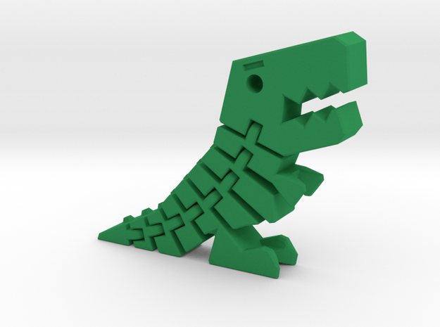 Flexible T-Rex in Green Processed Versatile Plastic