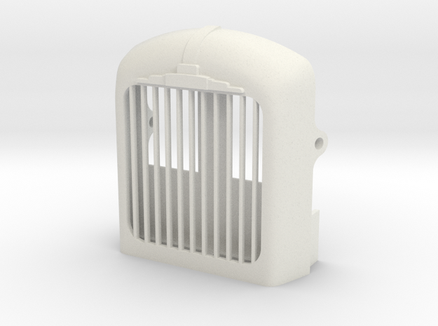 Radiator-fixed-shutter-B61 in White Natural Versatile Plastic