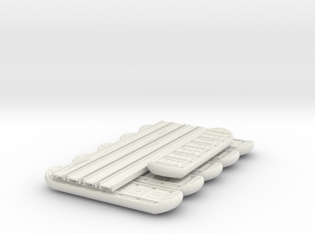 1/144 M2 Ponton bridge system in White Natural Versatile Plastic