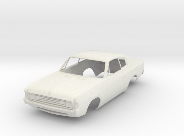 1:24 Valiant VH Charger in White Natural Versatile Plastic