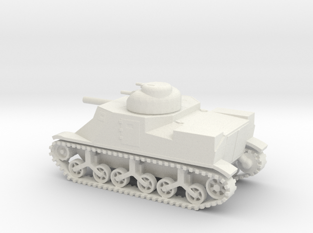 1/72 Scale M3 Lee Medium Tank in White Natural Versatile Plastic
