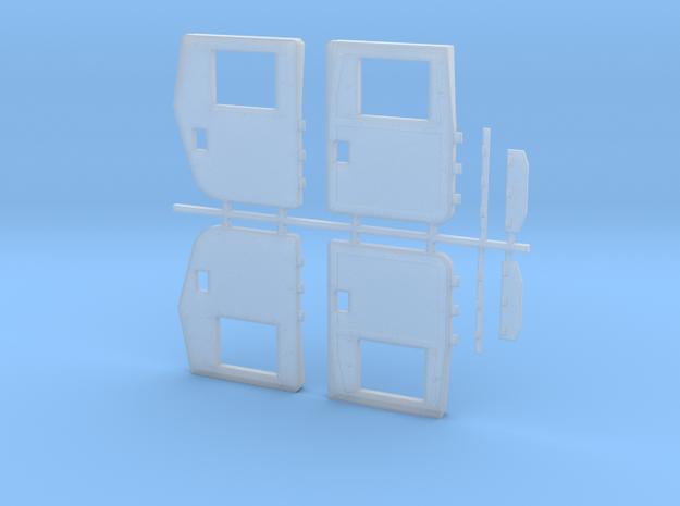 Armored doors for M1113 GMV  in Tan Fine Detail Plastic