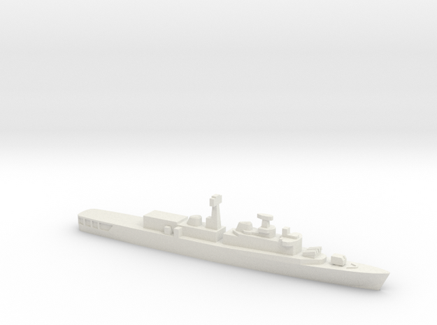 County-class Destroyer (Chilean Navy), 1/1800 in White Natural Versatile Plastic