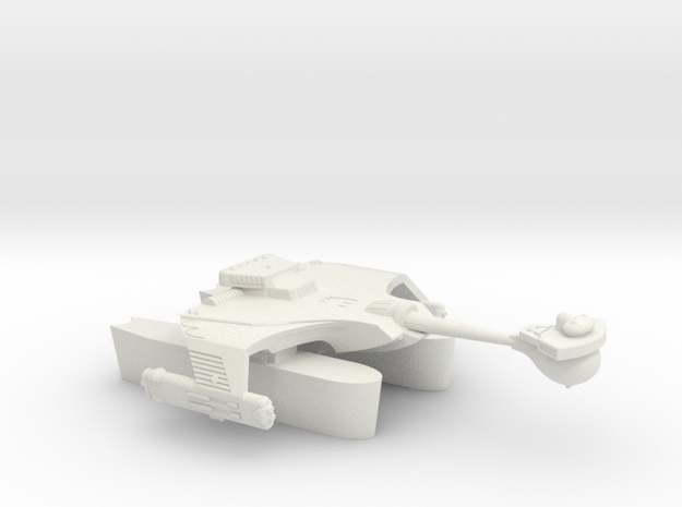 3788 Scale Romulan KRT Fleet Tug with Romulan Pods in White Natural Versatile Plastic