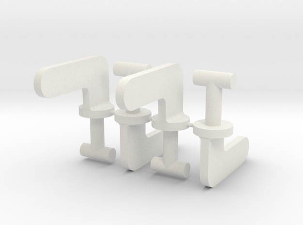 Travel Aire Dog Crate Clips in White Natural Versatile Plastic