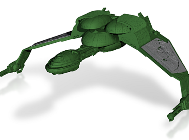 Klingon Bird Of Prey Cruiser V2 in Tan Fine Detail Plastic