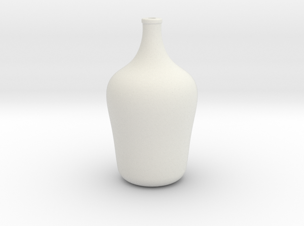 Floor Vase - Medium in White Natural Versatile Plastic