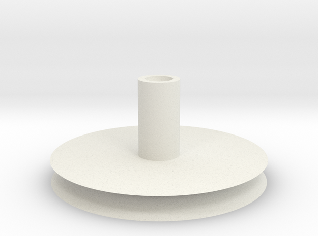 Magnetized Flight Stand 60mm base in White Natural Versatile Plastic