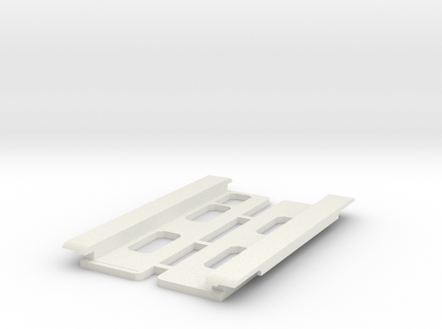 USB Sidecar for MiSTer XS Case Panels (2/2) (v1.1) in White Natural Versatile Plastic