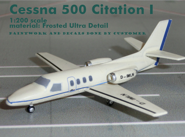 Cessna 500 Citation I in Gray PA12: 1:160 - N