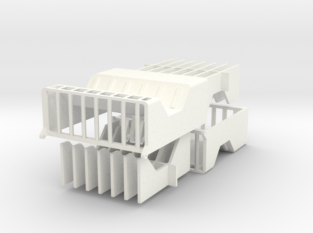  Liebherr HS895HD - cooling housings in White Processed Versatile Plastic
