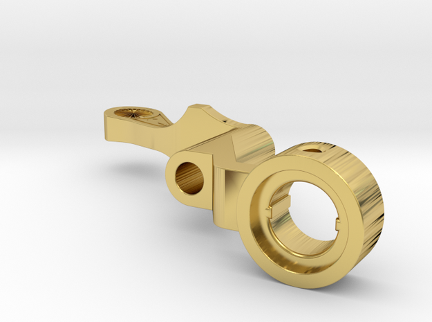 SPARK LEVER ($11) in Polished Brass