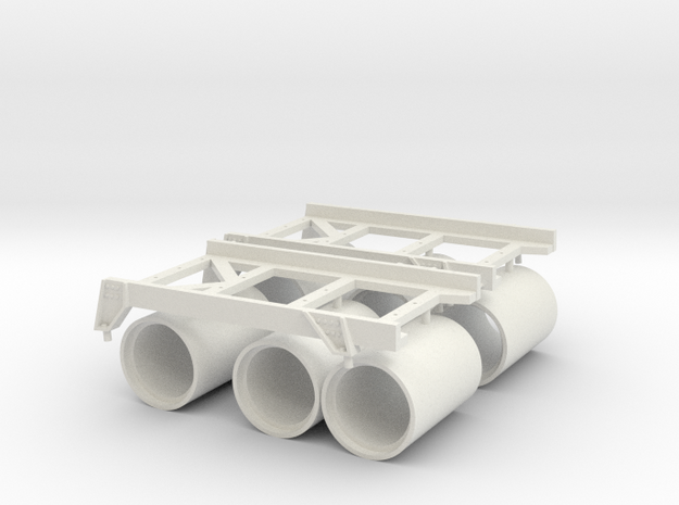 1 zu 20 roll of rack and depth charges in White Natural Versatile Plastic