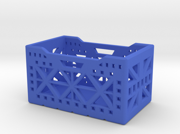 Scale Storage Crate in Blue Processed Versatile Plastic