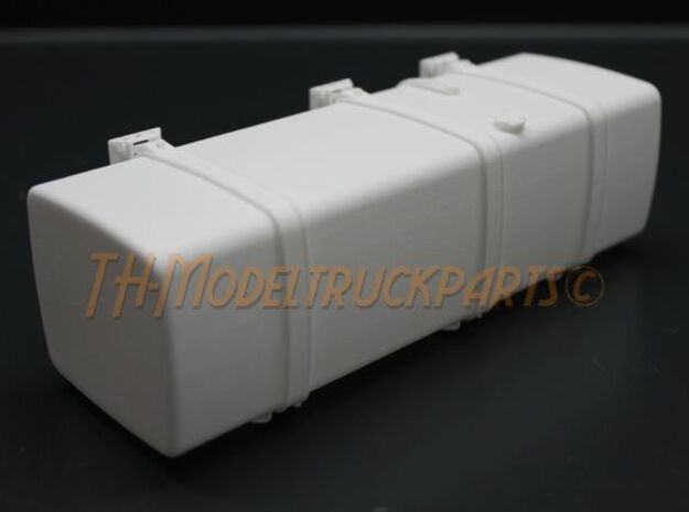 THM 00.2143-150 Fuel tank Tamiya MAN Lowliner in White Processed Versatile Plastic