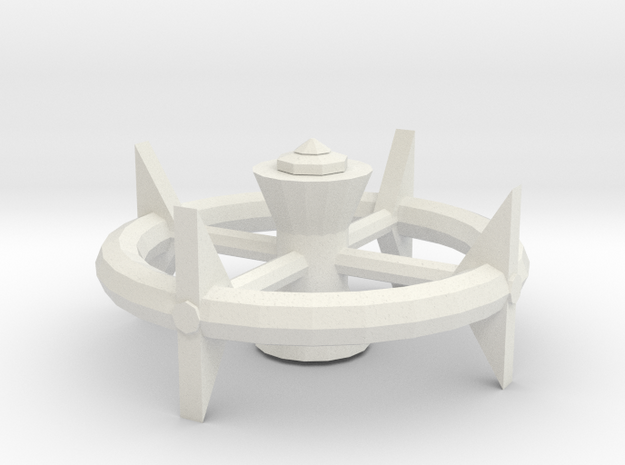 Space Station type 3 in White Natural Versatile Plastic