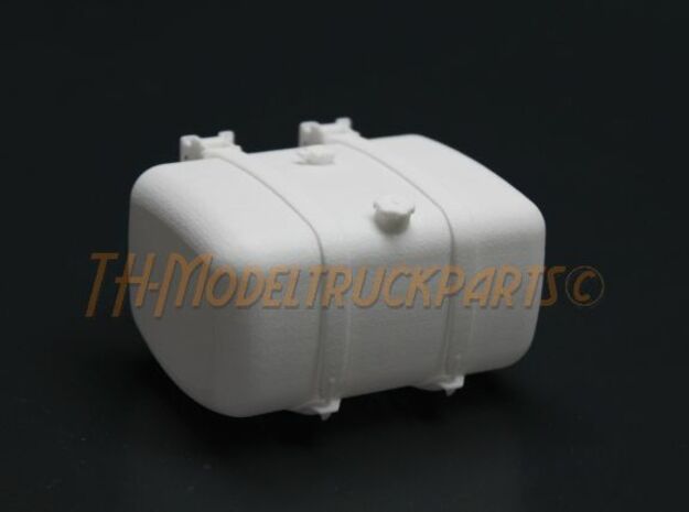 THM 00.3132-072 Fuel tank Tamiya Actros Lowliner in White Processed Versatile Plastic