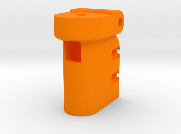 XL - Halterung Filamentendschalter - Ndo Design in Orange Processed Versatile Plastic