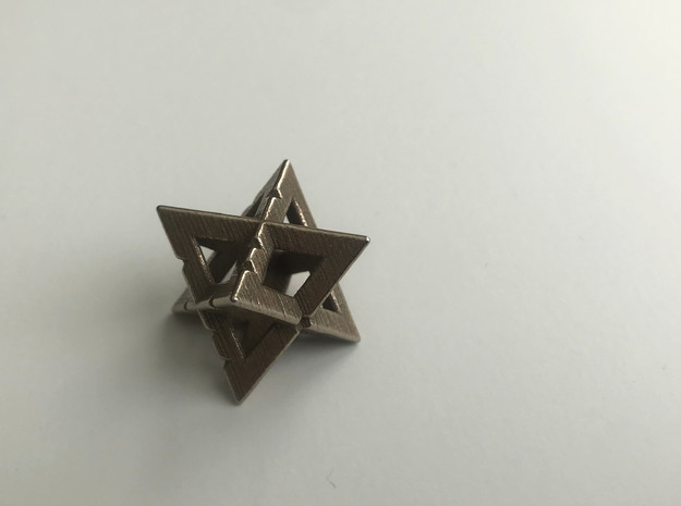 Duo-Tet Star (Metal) in Polished Bronze Steel