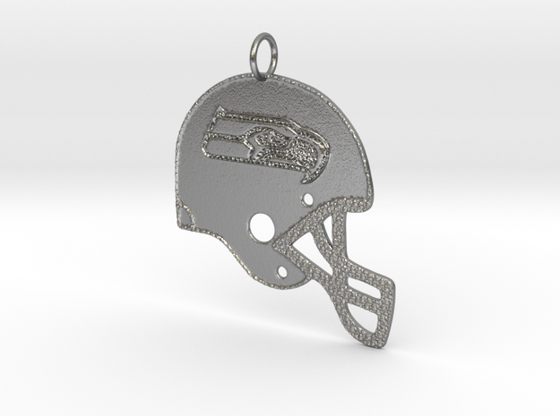 Seattle Seahawks 2.6 inches in Natural Silver