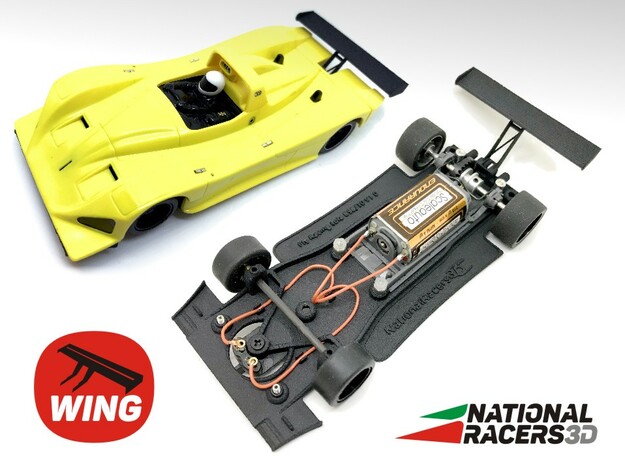 3D Chassis - Fly Racing Lola B98/10 (Inline) in Black PA12