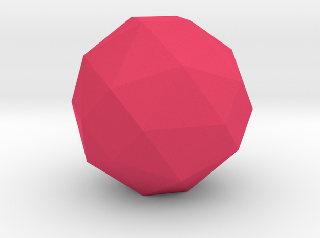 geommatrix 72mm f54 polyhedron in Pink Processed Versatile Plastic