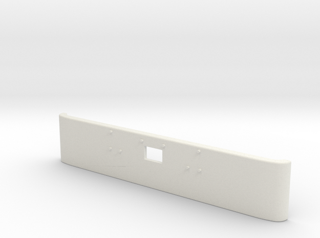 1/24 Peterbilt 379 Front Bumper for italeri kit in White Natural Versatile Plastic: 1:24
