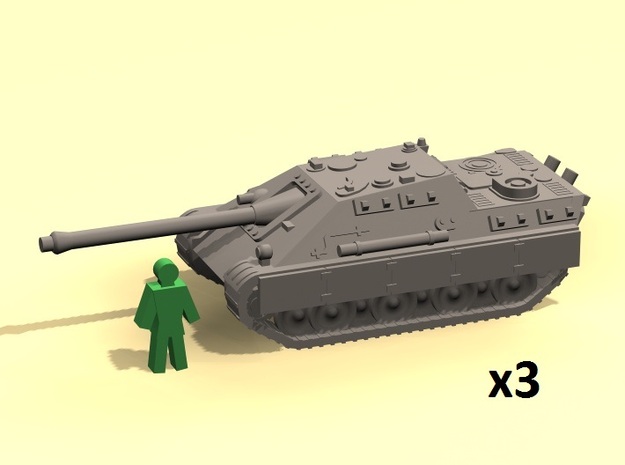 6mm Jagdpanther in Tan Fine Detail Plastic