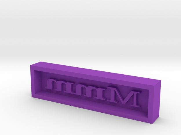 Mmmm - Candy Mold in Purple Processed Versatile Plastic