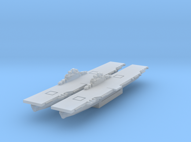 Essex class carrier WWII (Axis & Allies) in Smooth Fine Detail Plastic