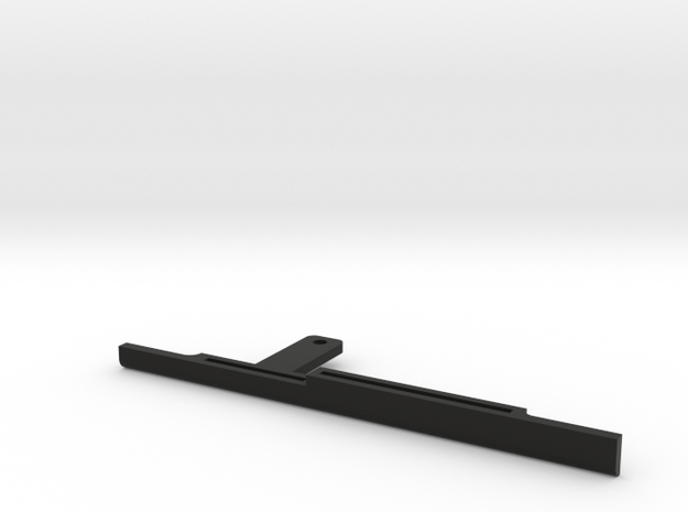 ThumbRail (Bridge Lefty)-fits Fender Amer Dlx 5 Ja in Black Natural Versatile Plastic