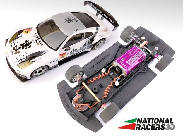 Chassis - Ninco Nissan 350Z (Combo) in Black PA12