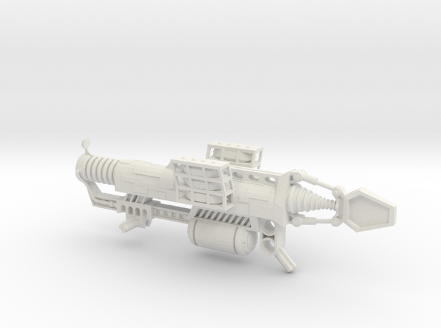 Impact Crystal Launcher in White Natural Versatile Plastic