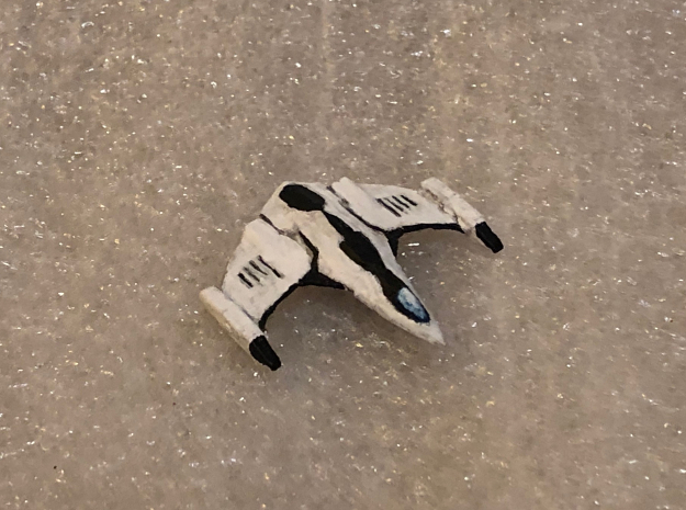 Imperial Eagle: Elite Dangerous in Smooth Fine Detail Plastic: 1:1000