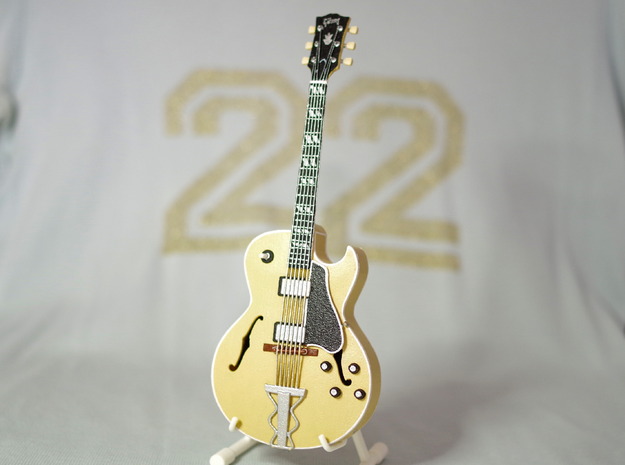 Gibson ES 175, Scale 1:6 in White Processed Versatile Plastic