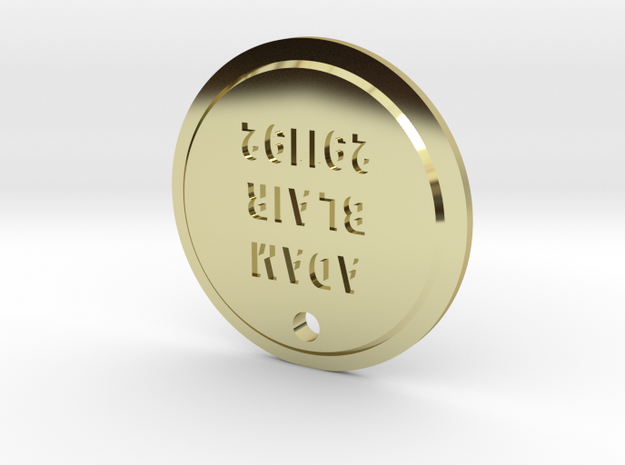 TLOU Firefly Pendant - Adam Blair-291192 in 18k Gold Plated Brass